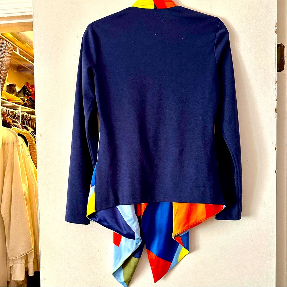 Vintage VERY VOLLBRACHT Jacket/Sweater Coat w/Silk Scarf EUC • HOST PICK ♥️ - Picture 3 of 5